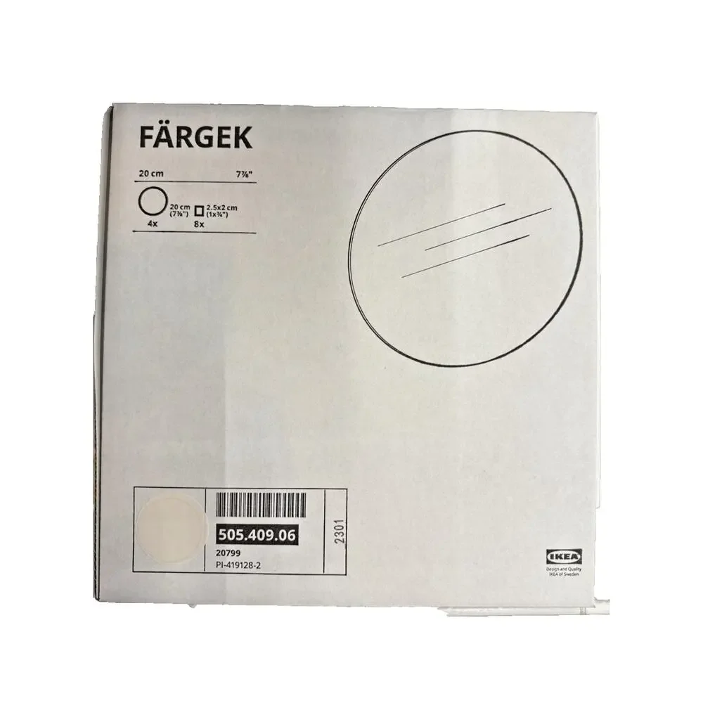 IKEA FÄRGEK Decorative Mirror Set Round 4 Pack-NEW